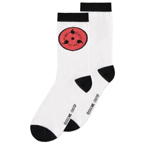 Naruto Shippuden Socks 3-Pack Sasuke Symbol 39-42 product photo