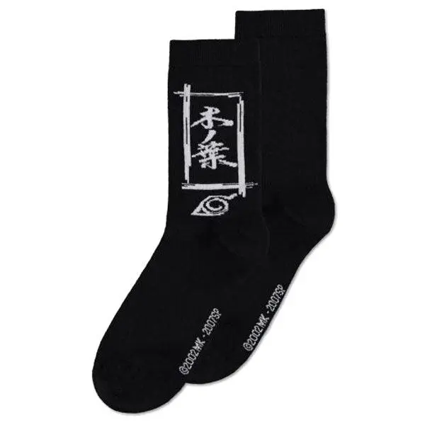 Naruto Shippuden Socks 3-Pack Sasuke Symbol 39-42 product photo