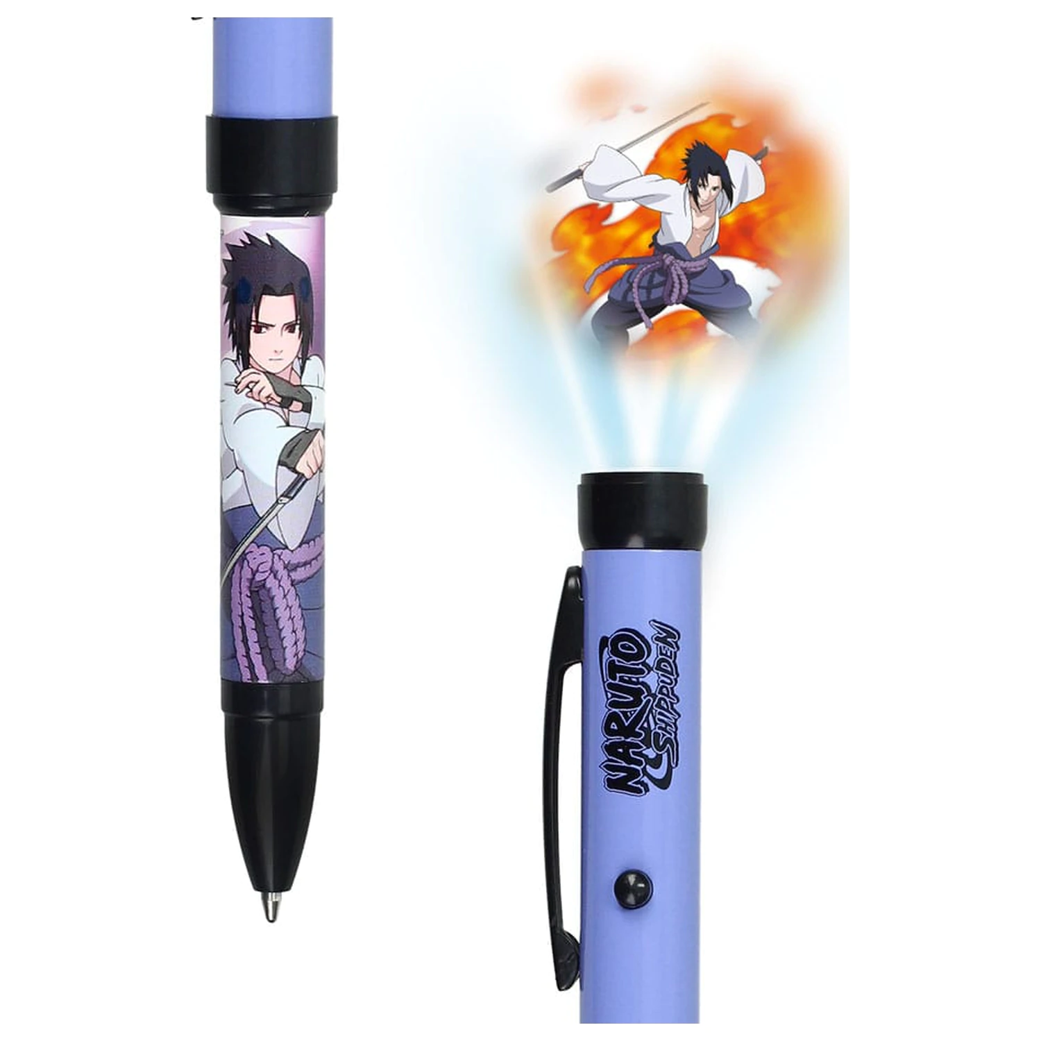 Naruto Shippuden Pen with Light Projector Sasuke product photo