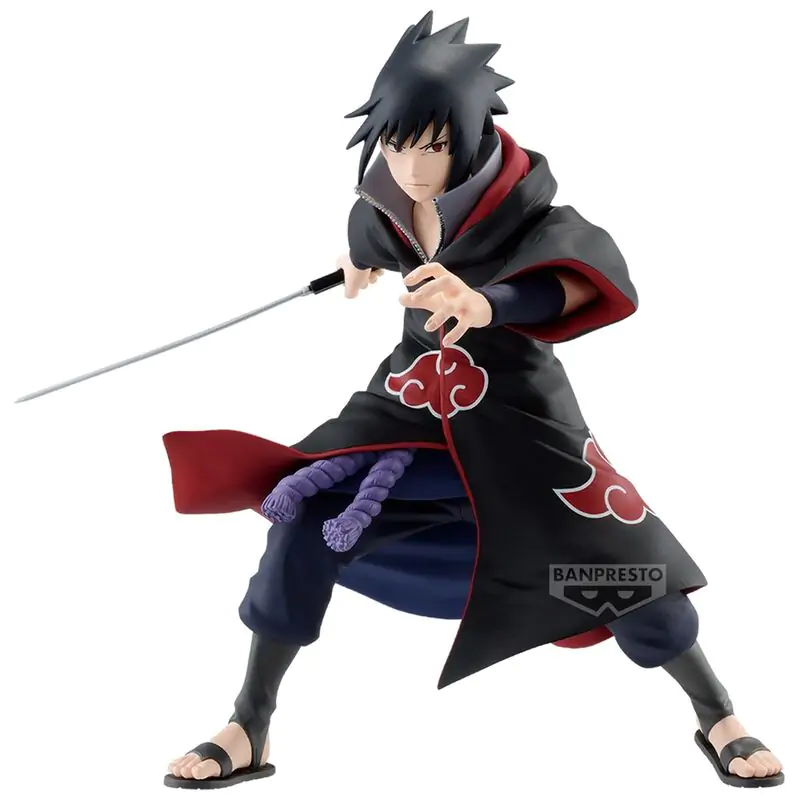 Naruto Shippuden Sasuke Uchiha IV Vibration Stars figure 15cm termékfotó