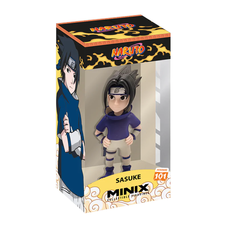 Naruto Shippuden Sasuke Uchiha Minix figure 12cm product photo