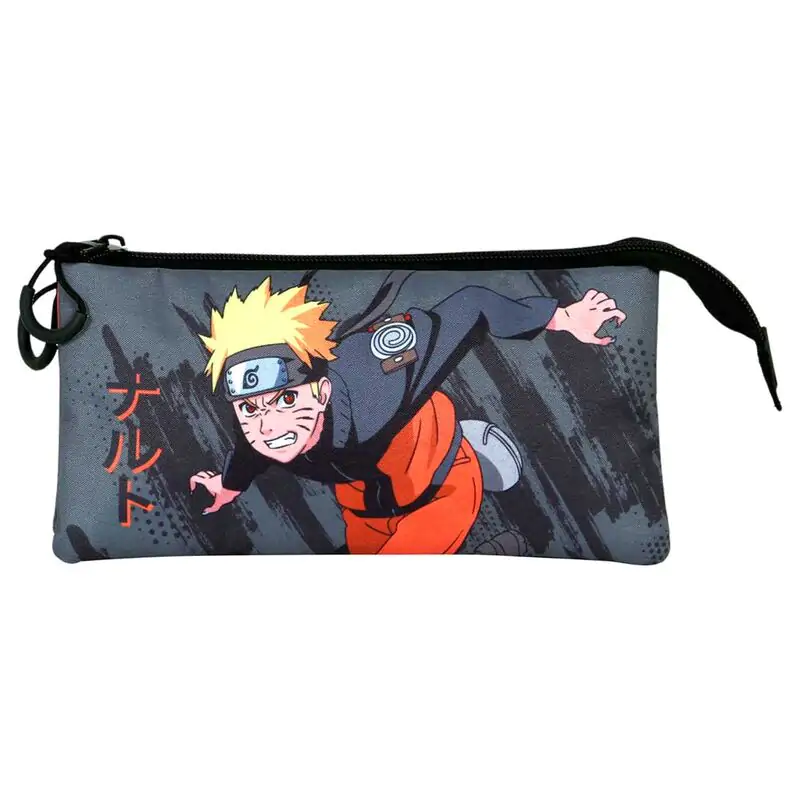 Naruto Shippuden Shuriken triple pencil case product photo