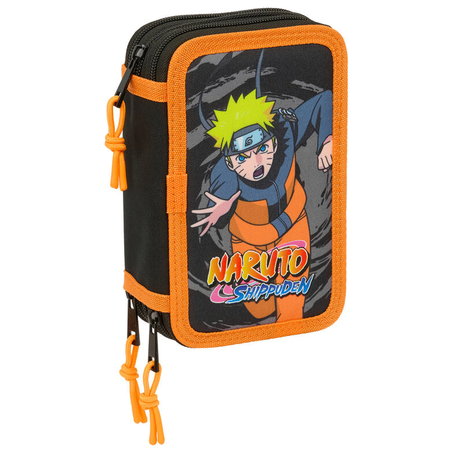 Naruto Shippuden triple pencil case 37pcs product photo