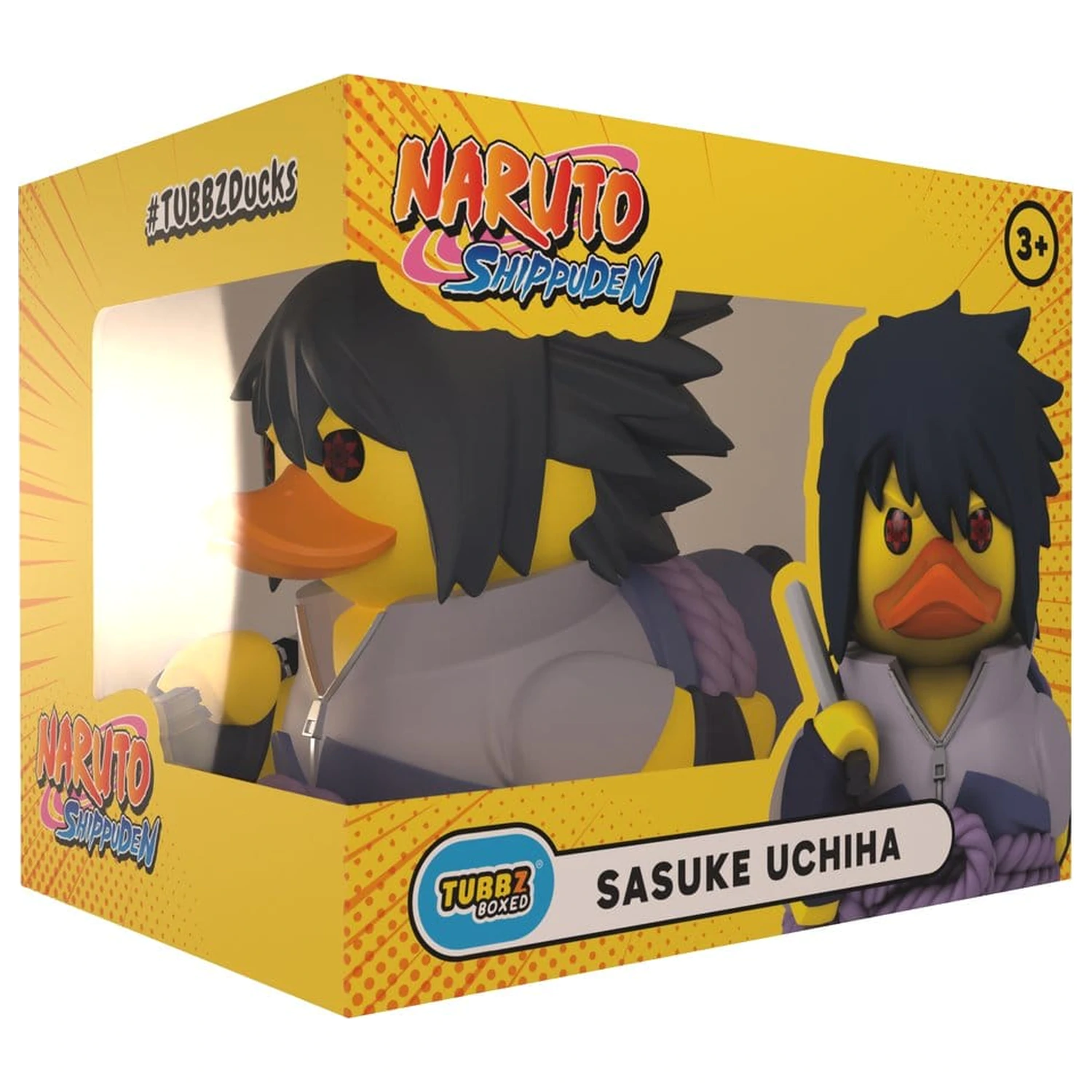 Naruto Shippuden Tubbz PVC Figure Sasuke Uchiha Boxed Edition 10 cm product photo