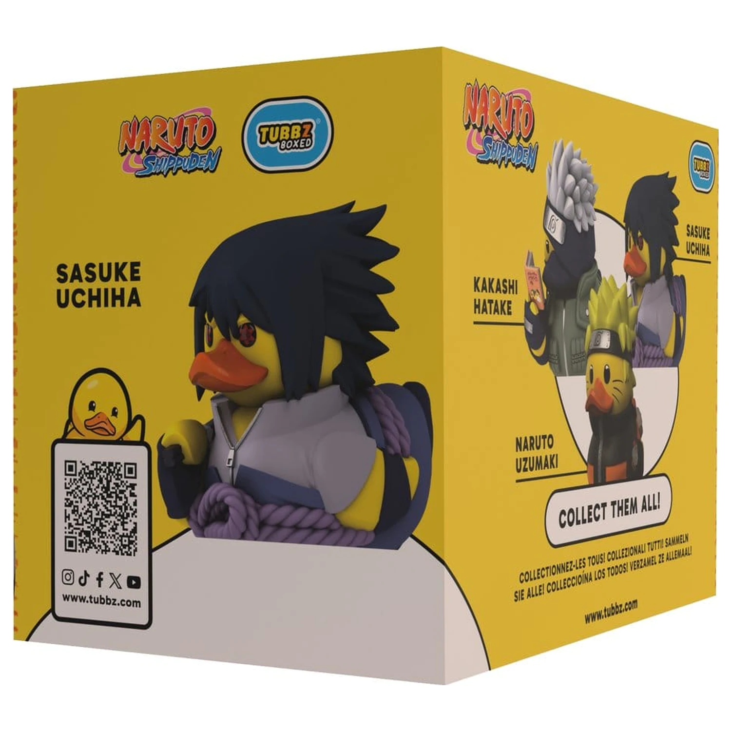 Naruto Shippuden Tubbz PVC Figure Sasuke Uchiha Boxed Edition 10 cm product photo