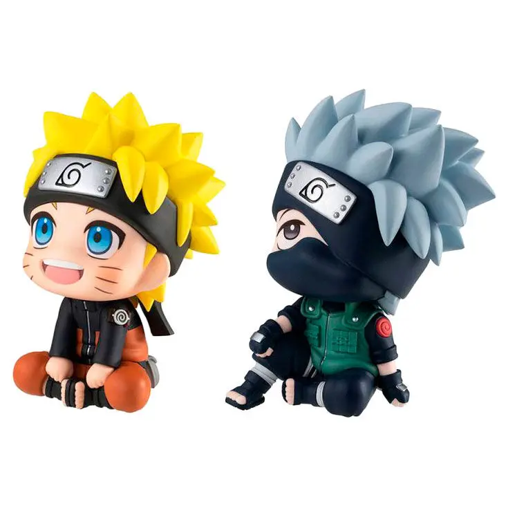 Naruto Shippuden Uzumaki Naruto & Hatake Kakashi pack figures 12cm product photo
