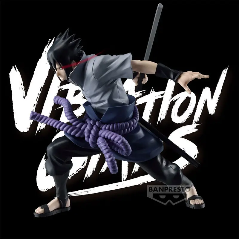 Naruto Shippuden Vibration Stars Sasuke Uchiha III figure 13cm product photo