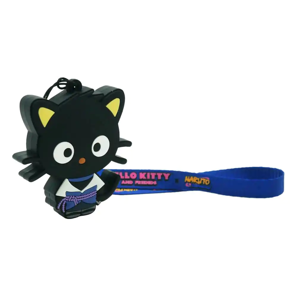 Naruto Shipudden x Hello Kitty PVC Keychain Chococat Sasuke termékfotó