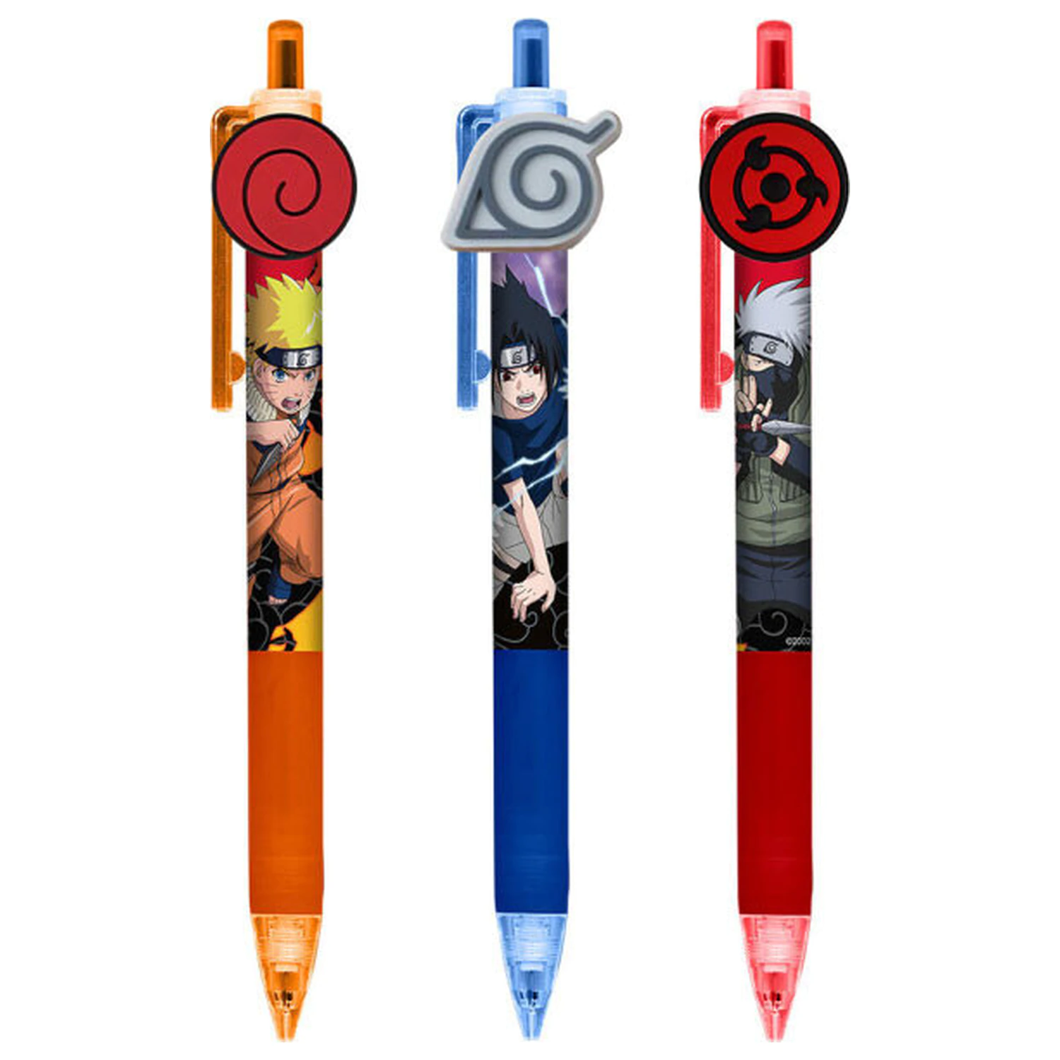 Naruto Symbol pen set 3 pcs product photo