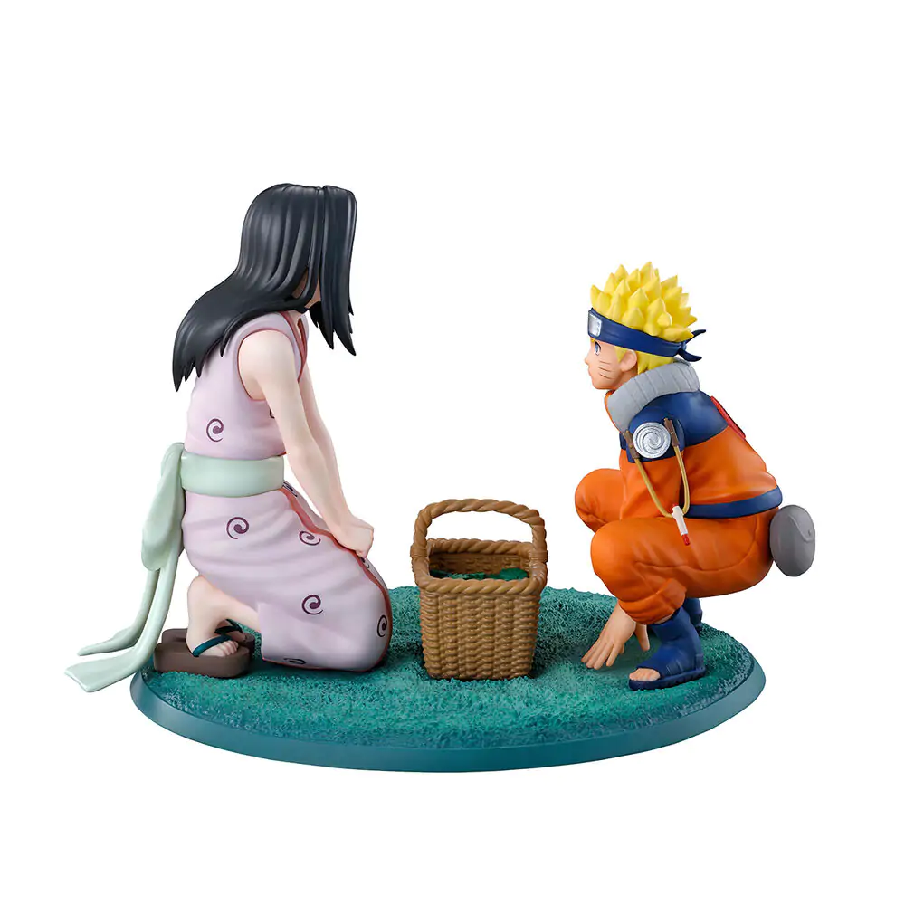 Naruto The Land of Waves Naruto Uzumaki &amp; Haku Ichibansho figure 10cm product photo