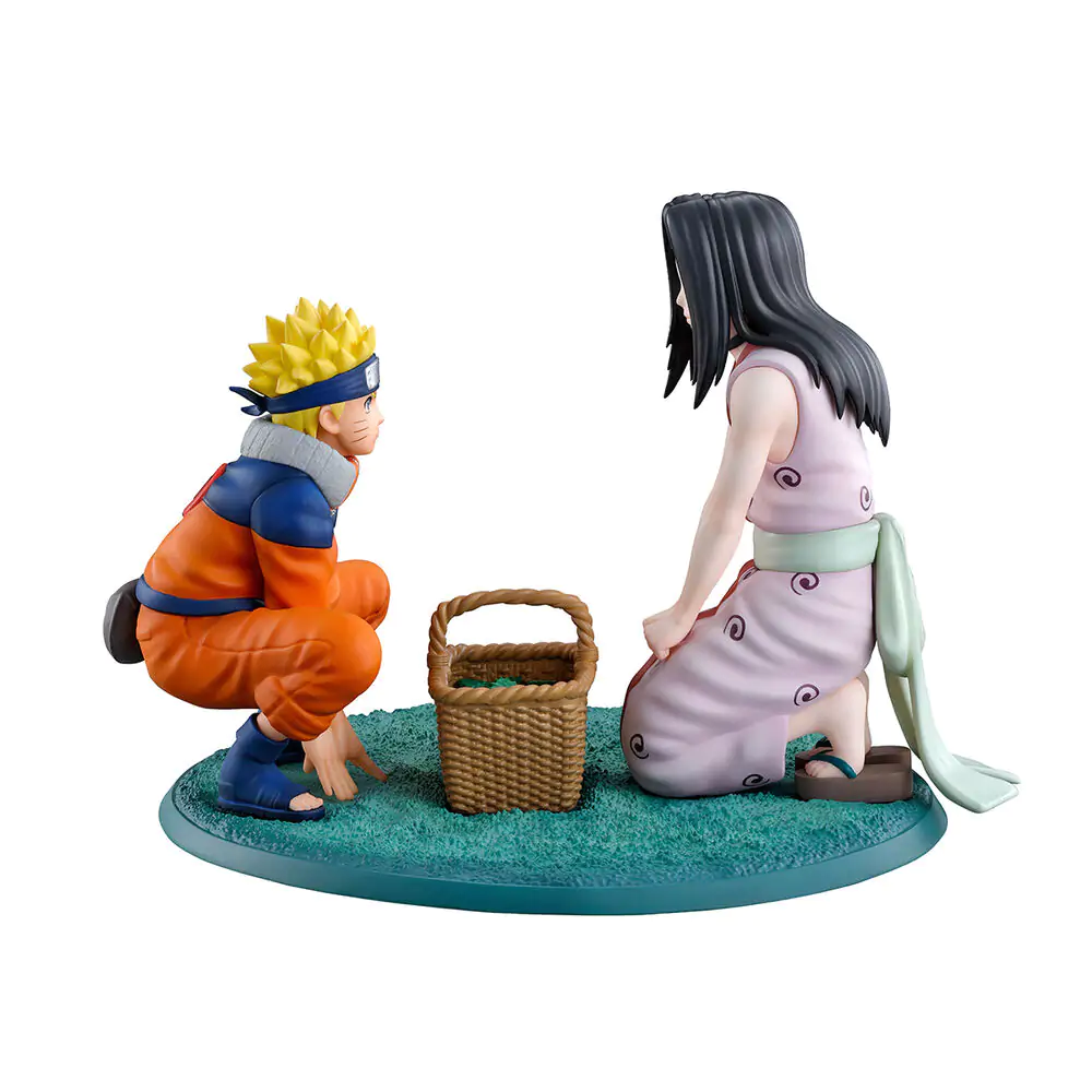 Naruto The Land of Waves Naruto Uzumaki &amp; Haku Ichibansho figure 10cm product photo