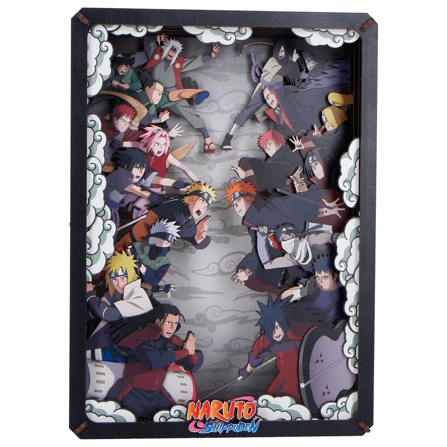 Naruto Model Kit Wooden Theatre Combat (Large) 26 cm product photo
