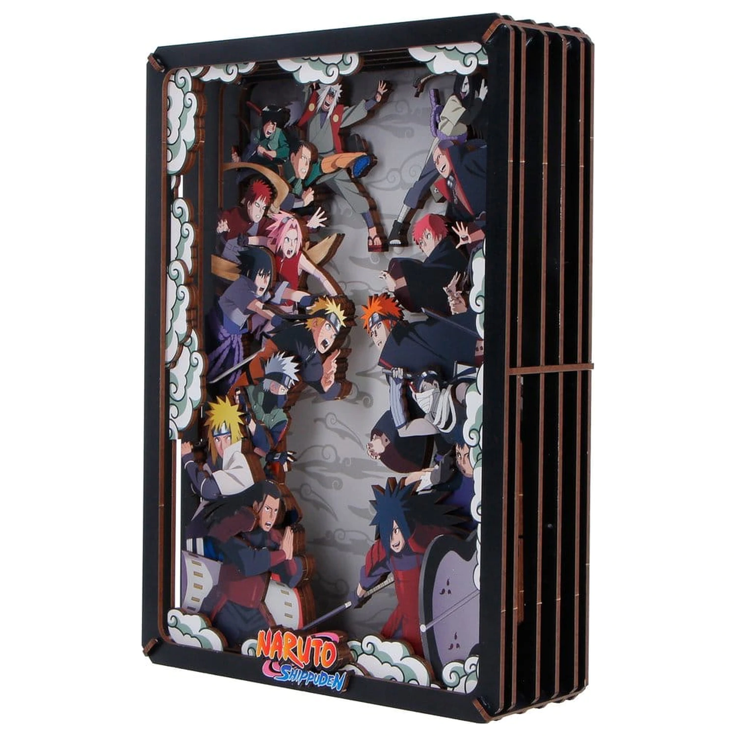 Naruto Model Kit Wooden Theatre Combat (Large) 26 cm product photo