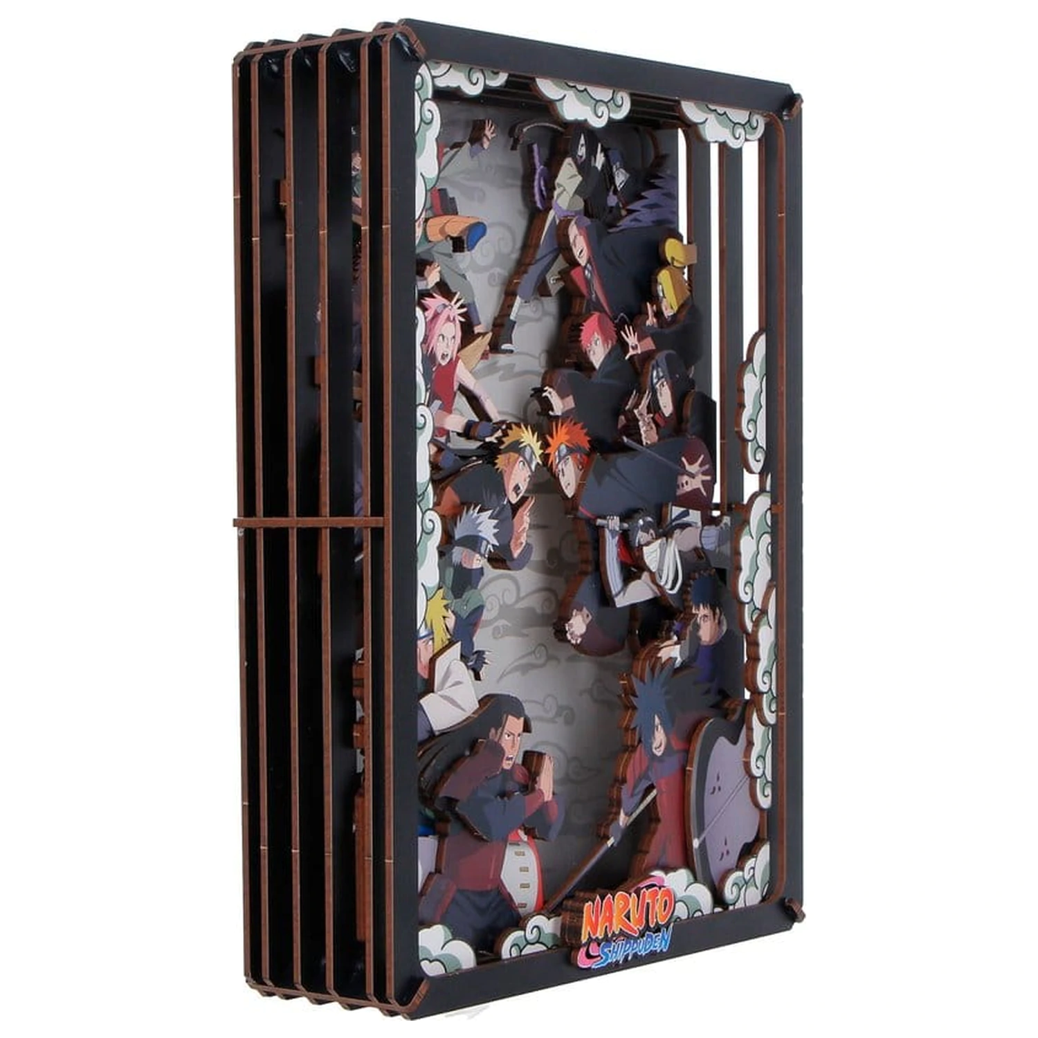 Naruto Model Kit Wooden Theatre Combat (Large) 26 cm product photo
