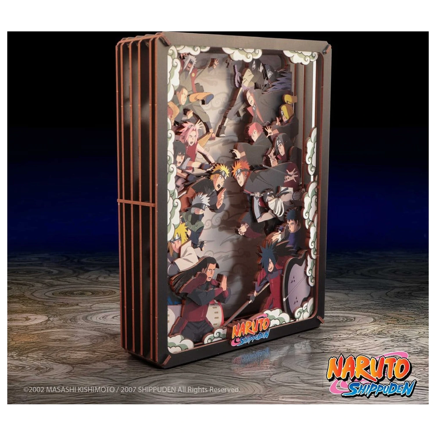 Naruto Model Kit Wooden Theatre Combat (Large) 26 cm product photo