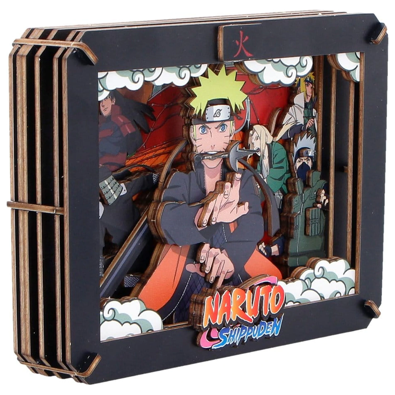 Naruto Model Kit Wooden Theatre Hokage (Medium) 10 cm product photo
