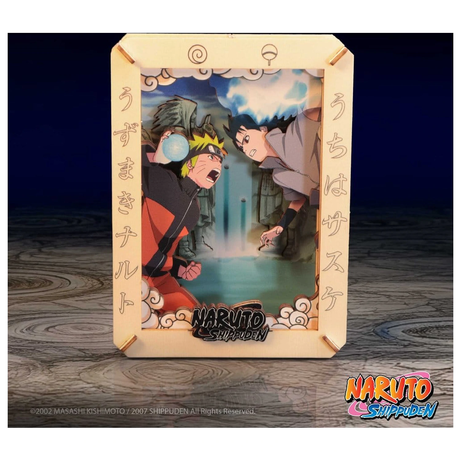 Naruto Model Kit Wooden Theatre The Final Valley (Medium) 14 cm product photo