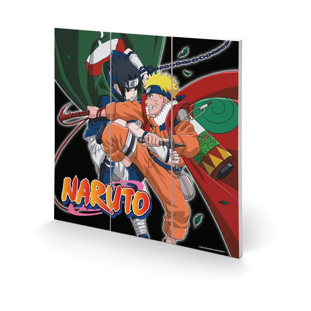 Naruto Wooden Wall Art Training To Surpass The Other termékfotó