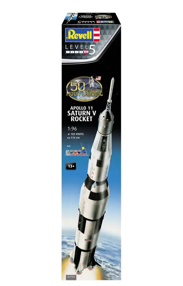 NASA Model Kit Gift Set 1/96 Apollo 11 Saturn V Rocket 114 cm product photo