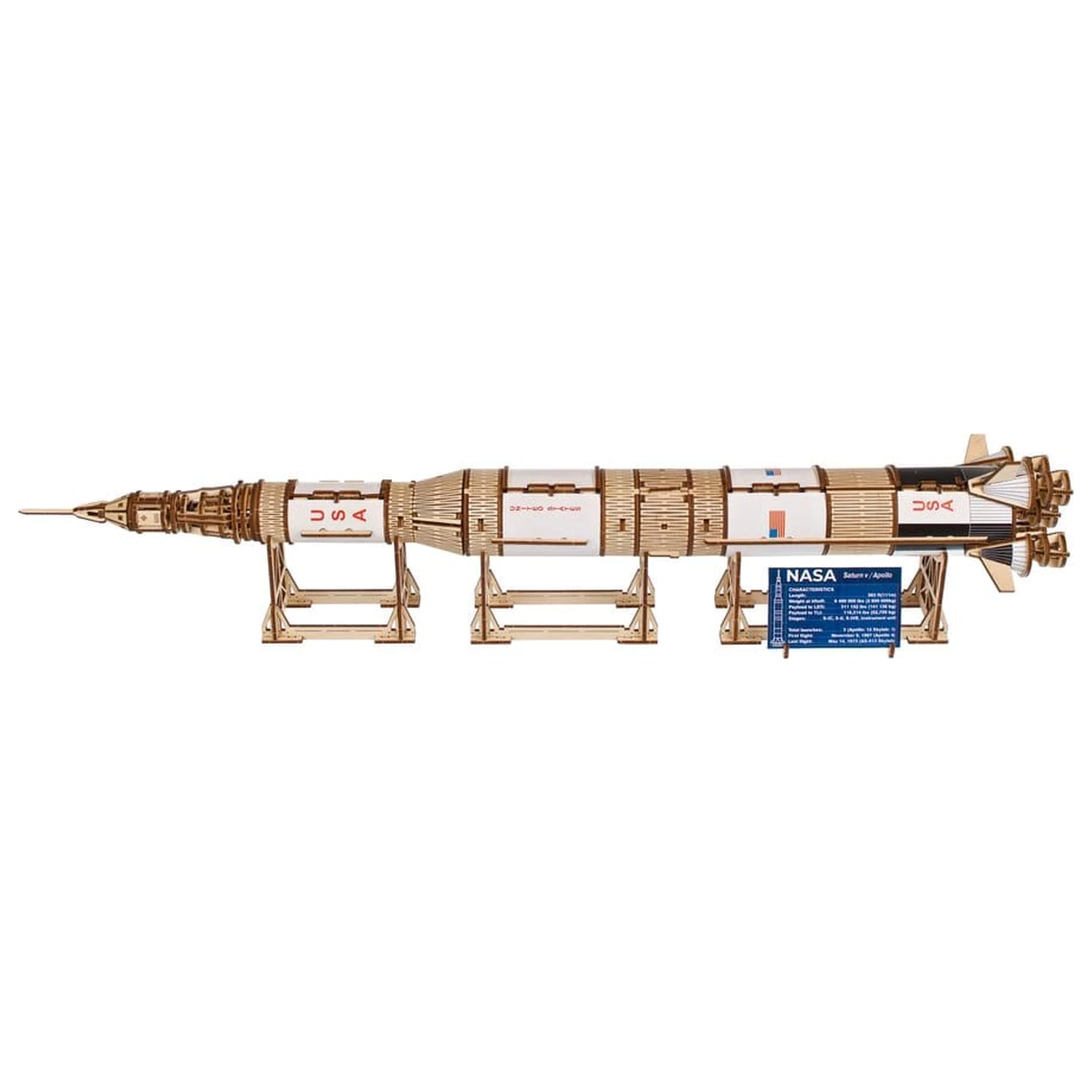 NASA 3D Wooden Puzzle Saturn V product photo