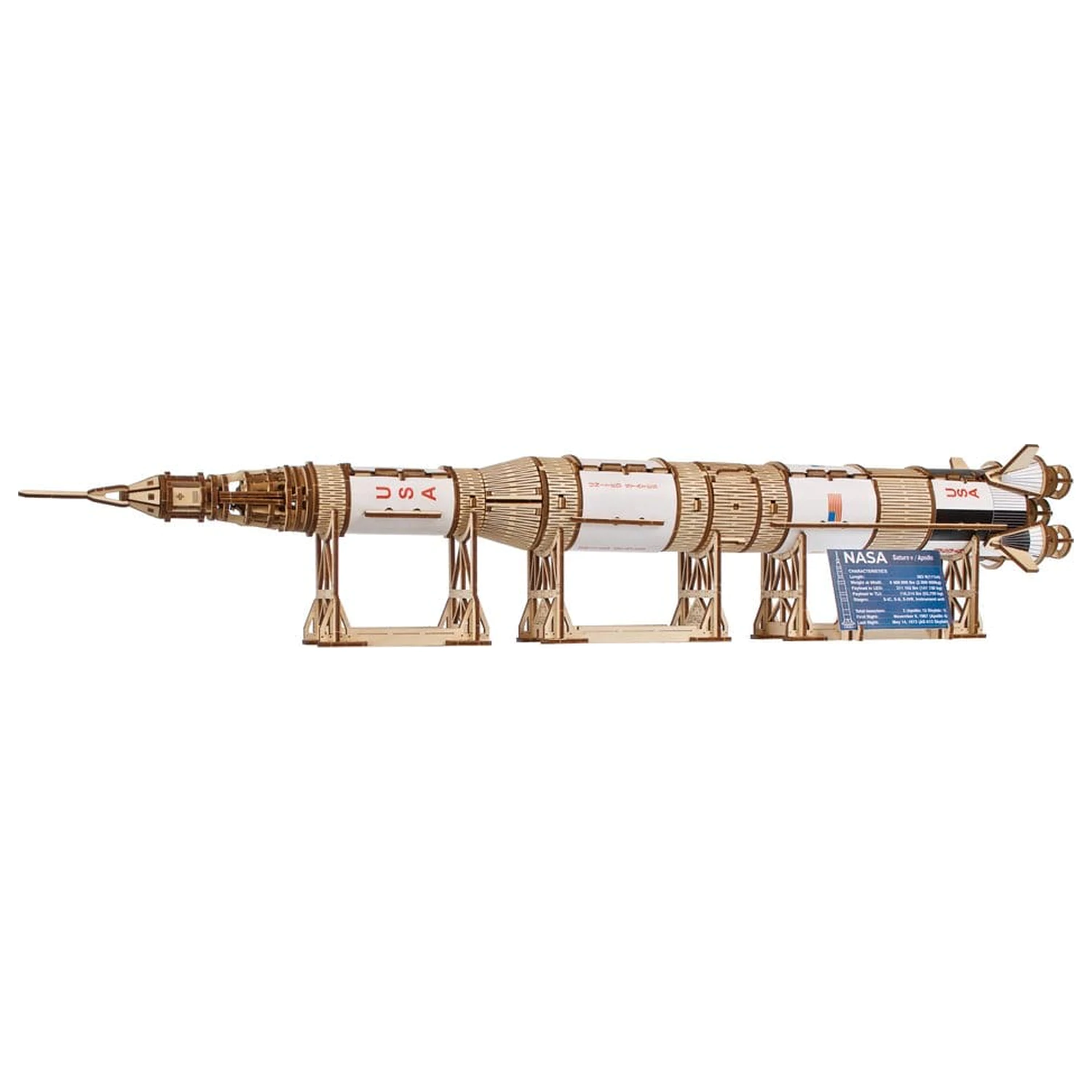 NASA 3D Wooden Puzzle Saturn V product photo