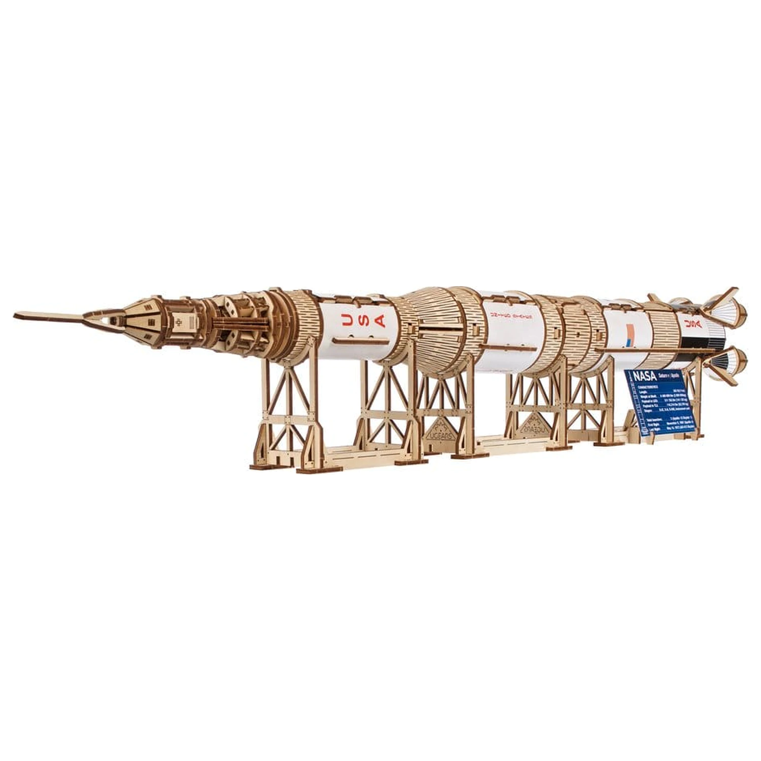 NASA 3D Wooden Puzzle Saturn V product photo