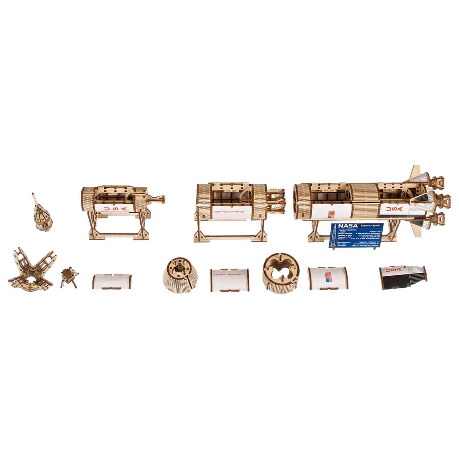 NASA 3D Wooden Puzzle Saturn V product photo