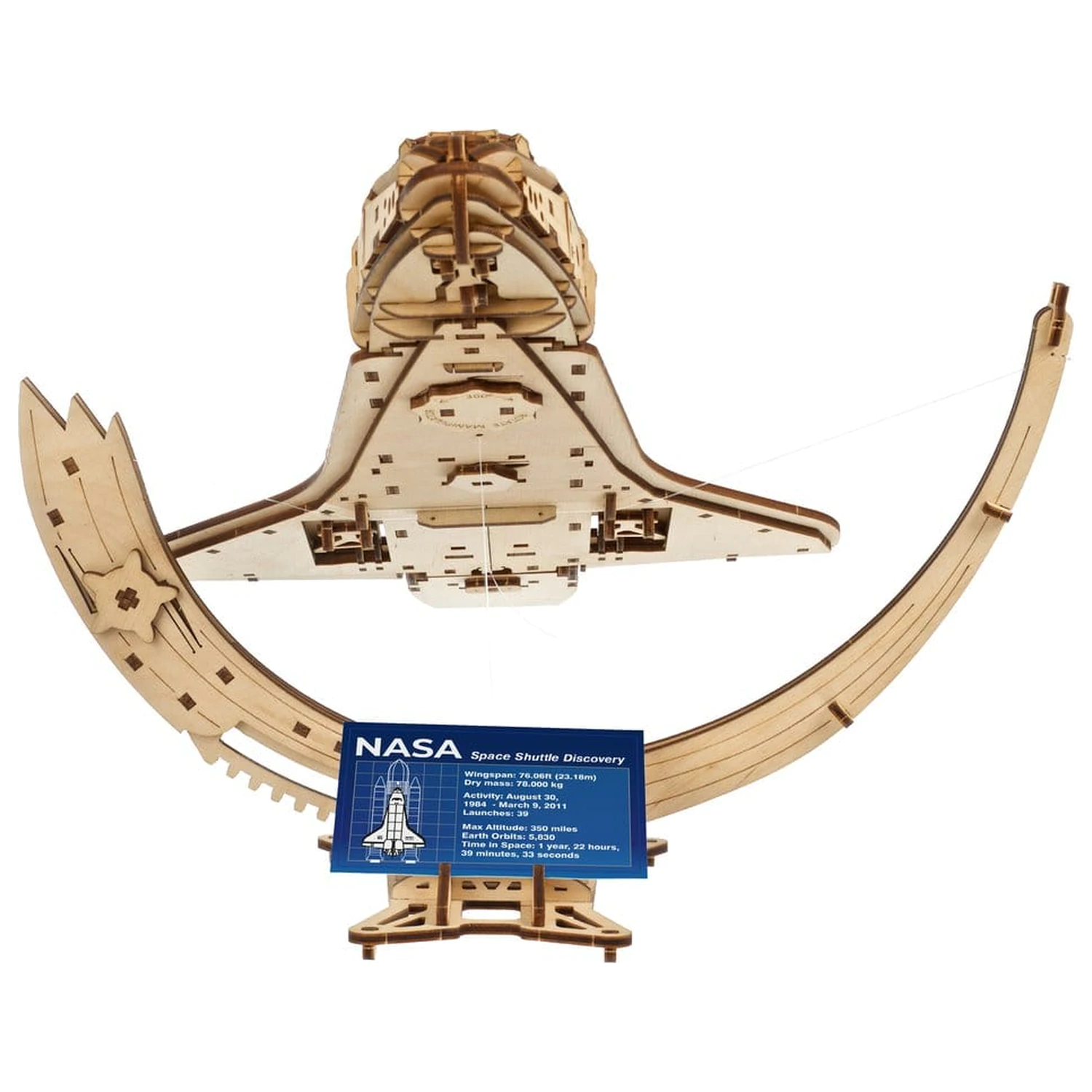 NASA 3D Wooden Puzzle Space Shuttle Discovery product photo