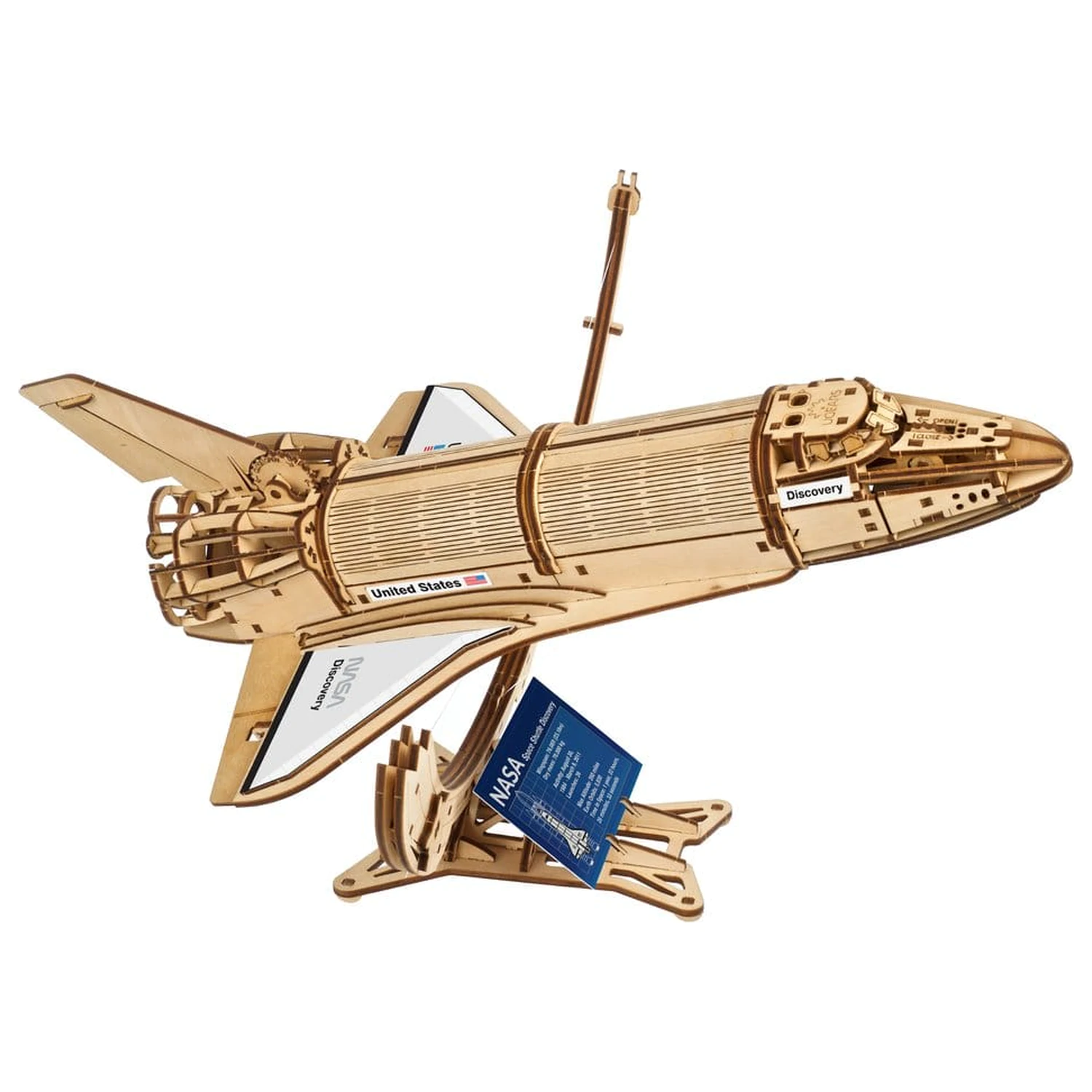 NASA 3D Wooden Puzzle Space Shuttle Discovery product photo