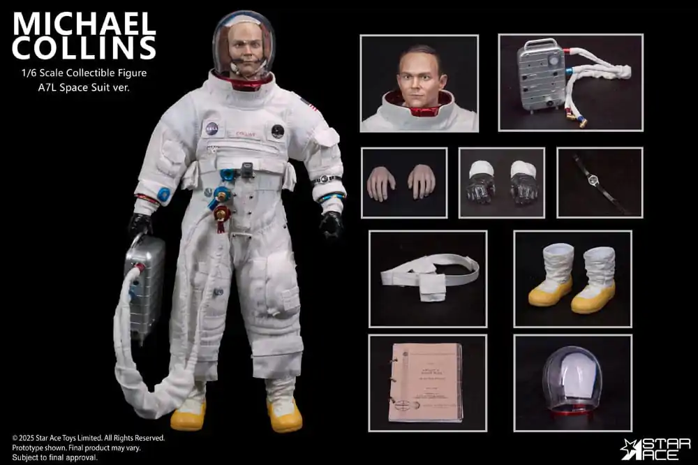NASA Apollo 11 Action Figure 1/6 Michael Collins 30 cm product photo