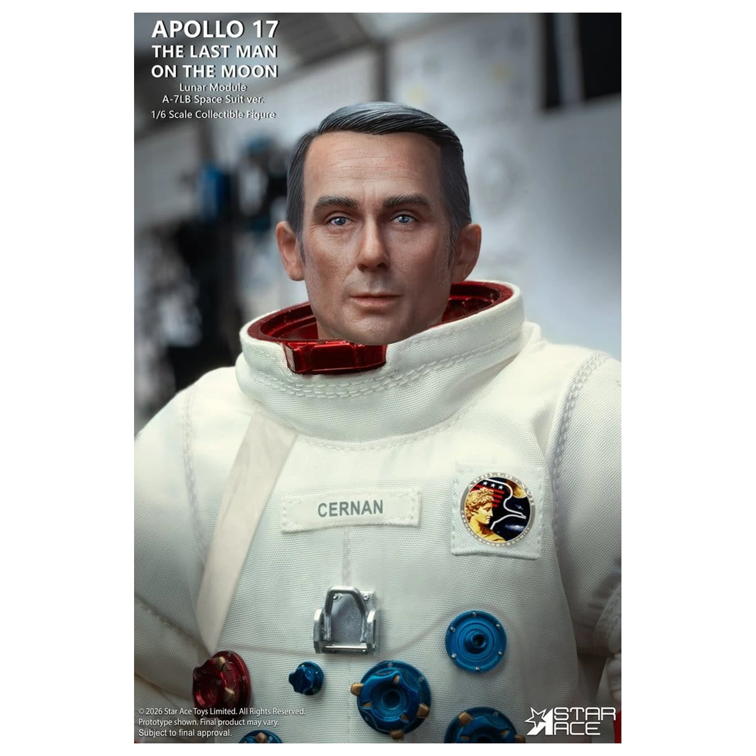 NASA Apollo 17 Action Figure 1/6 The Last Man on the Moon 30 cm  product photo