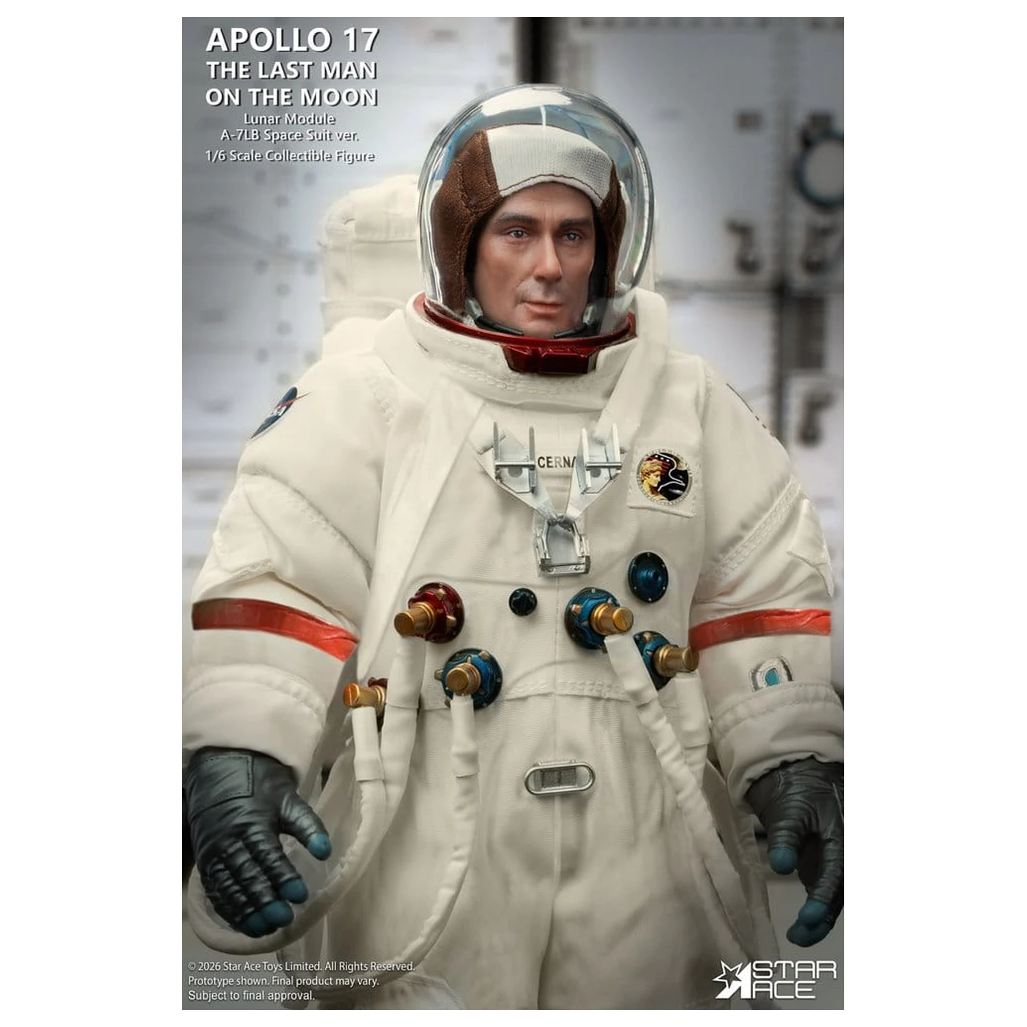 NASA Apollo 17 Action Figure 1/6 The Last Man on the Moon 30 cm  product photo