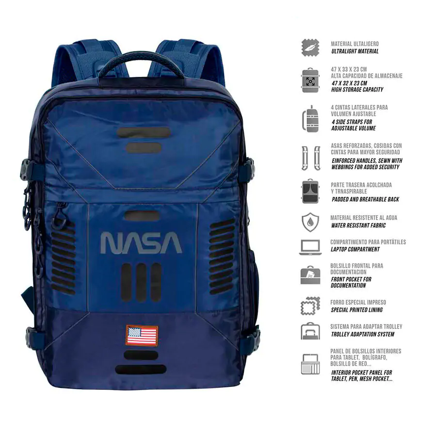 NASA Spaceship backpack 49cm termékfotó