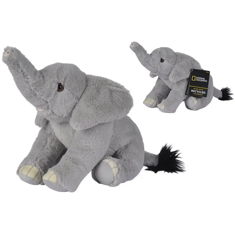 National Geographic Elephant plush toy 25cm product photo