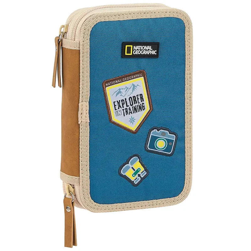 National Geographic Explorer double pencil case 28pcs product photo