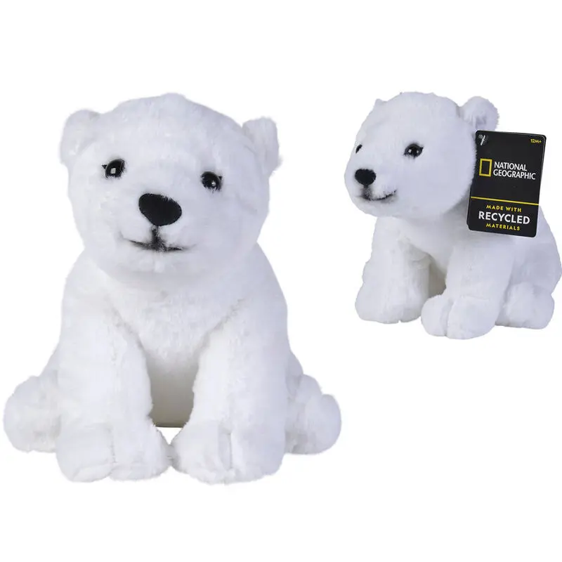 National Geographic Polar Bear plush toy 25cm product photo