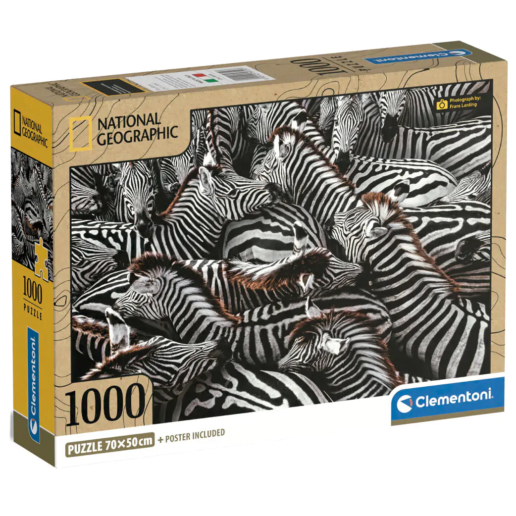 National Geographic Zebras in Holding puzzle 1000pcs termékfotó