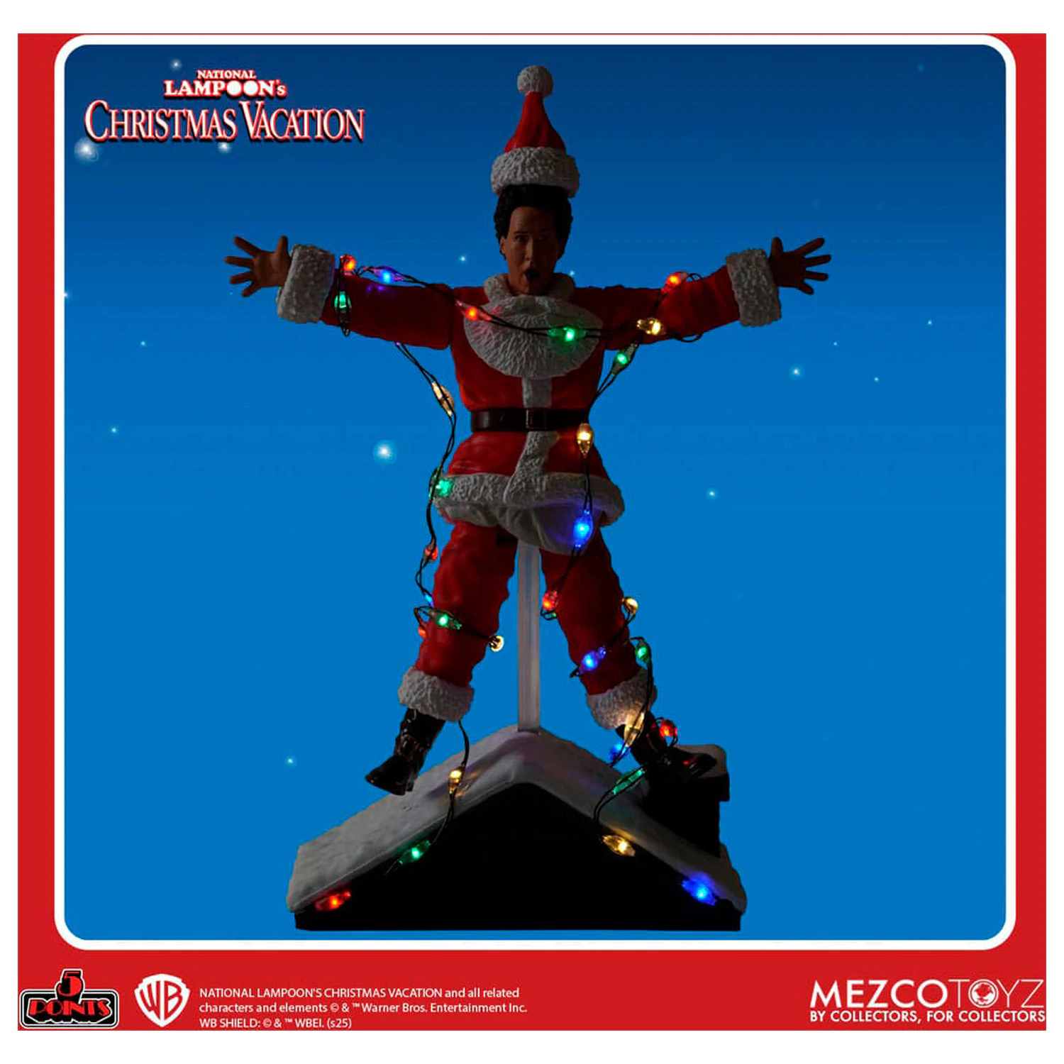 National Lampoon´s Christmas Vacation Clark Griswold Light Shock figure 10cm product photo
