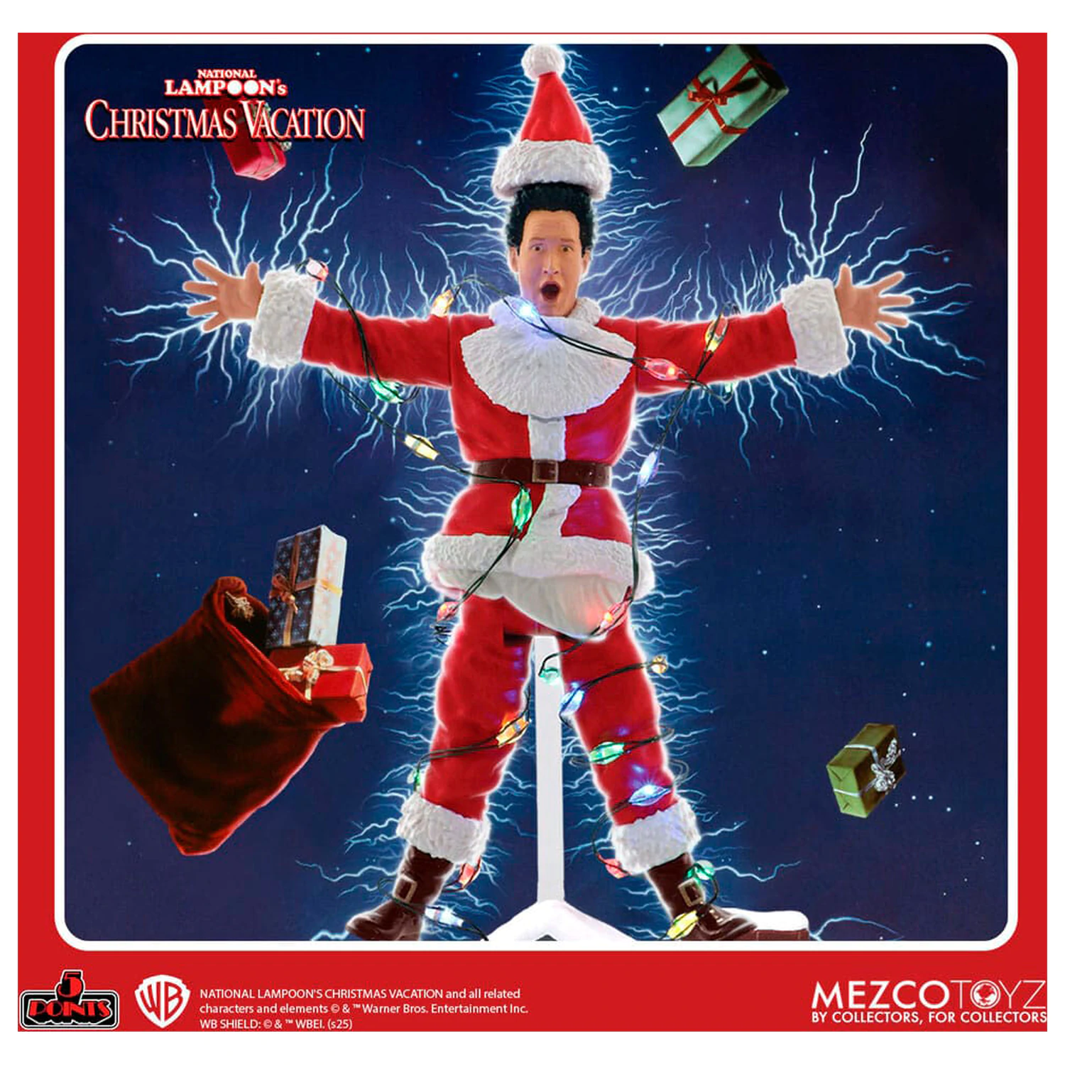 National Lampoon´s Christmas Vacation Clark Griswold Light Shock figure 10cm product photo