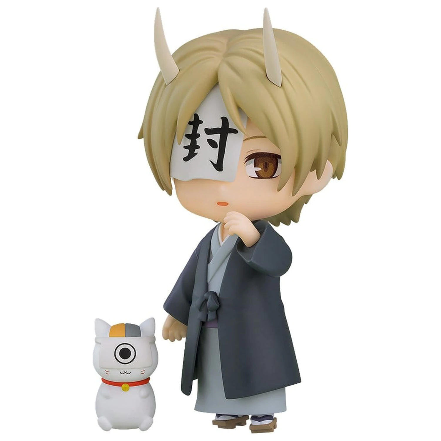 Natsume Yujin-cho Nendoroid Basic Action Figure Takashi Natsume & Nyanko Sensei: Ceremonial Ver. 10 cm product photo