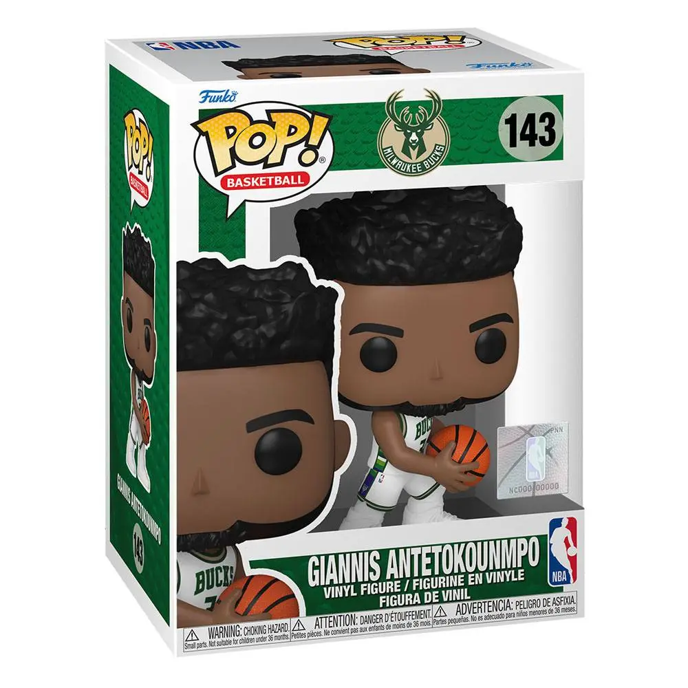 NBA Bucks POP! Basketball Vinyl Figure Giannis (City Edition 2021) 9 cm termékfotó