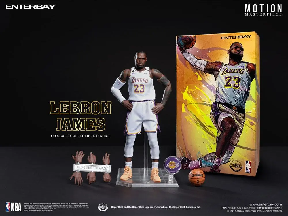 NBA Collection Motion Masterpiece Actionfigur 1/9 LeBron James (LA Lakers) 23 cm product photo