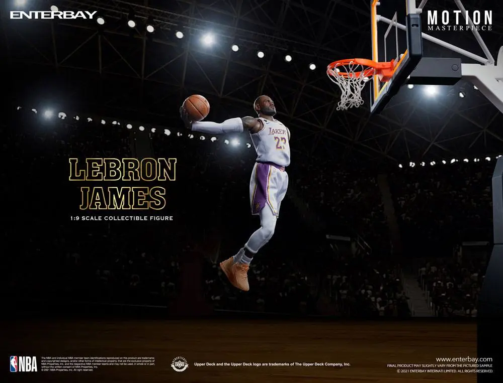 NBA Collection Motion Masterpiece Actionfigur 1/9 LeBron James (LA Lakers) 23 cm product photo