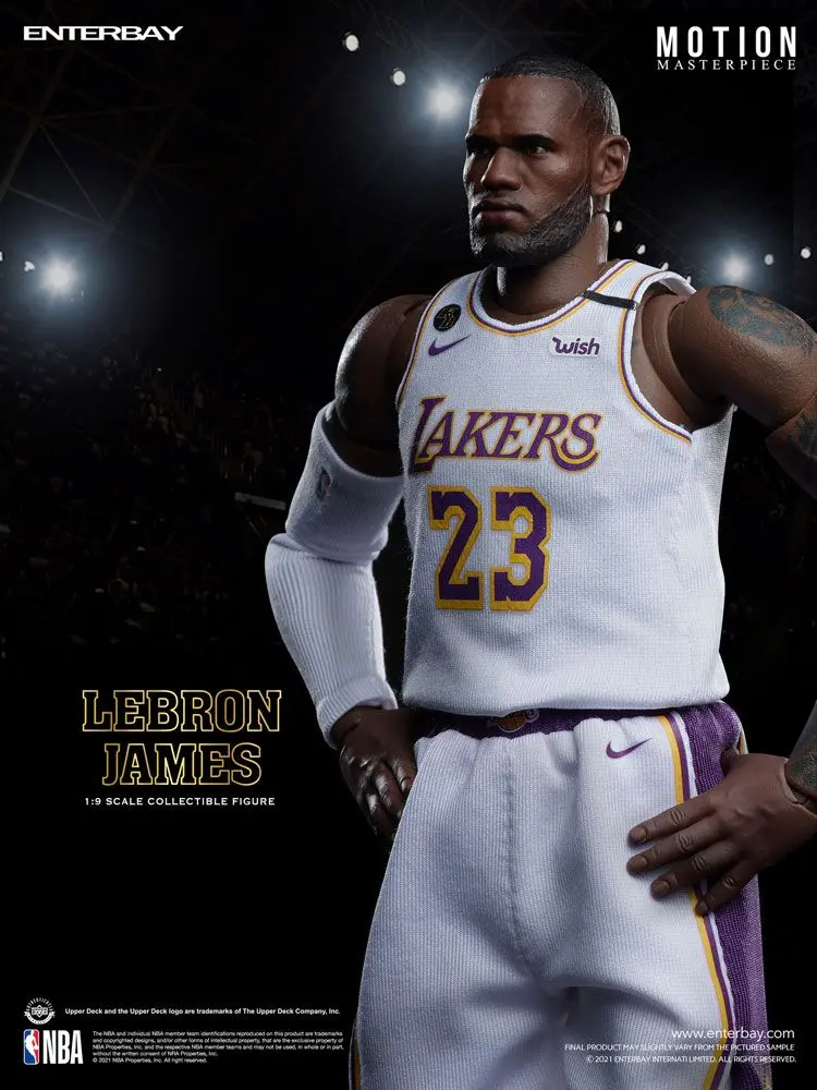 NBA Collection Motion Masterpiece Actionfigur 1/9 LeBron James (LA Lakers) 23 cm product photo
