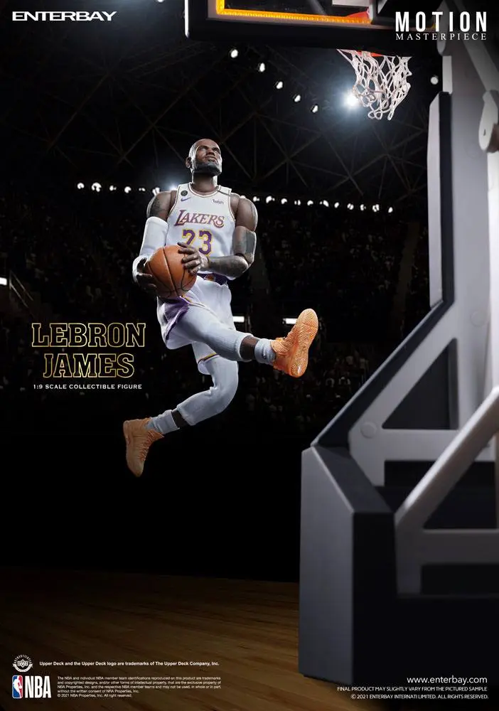 NBA Collection Motion Masterpiece Actionfigur 1/9 LeBron James (LA Lakers) 23 cm product photo