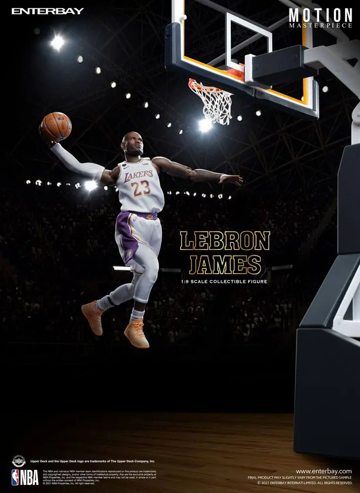 NBA Collection Motion Masterpiece Actionfigur 1/9 LeBron James (LA Lakers) 23 cm product photo
