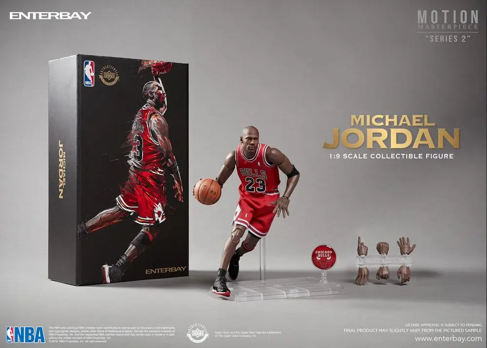 NBA Collection Motion Masterpiece Actionfigur 1/9 Michael Jordan 23 cm product photo
