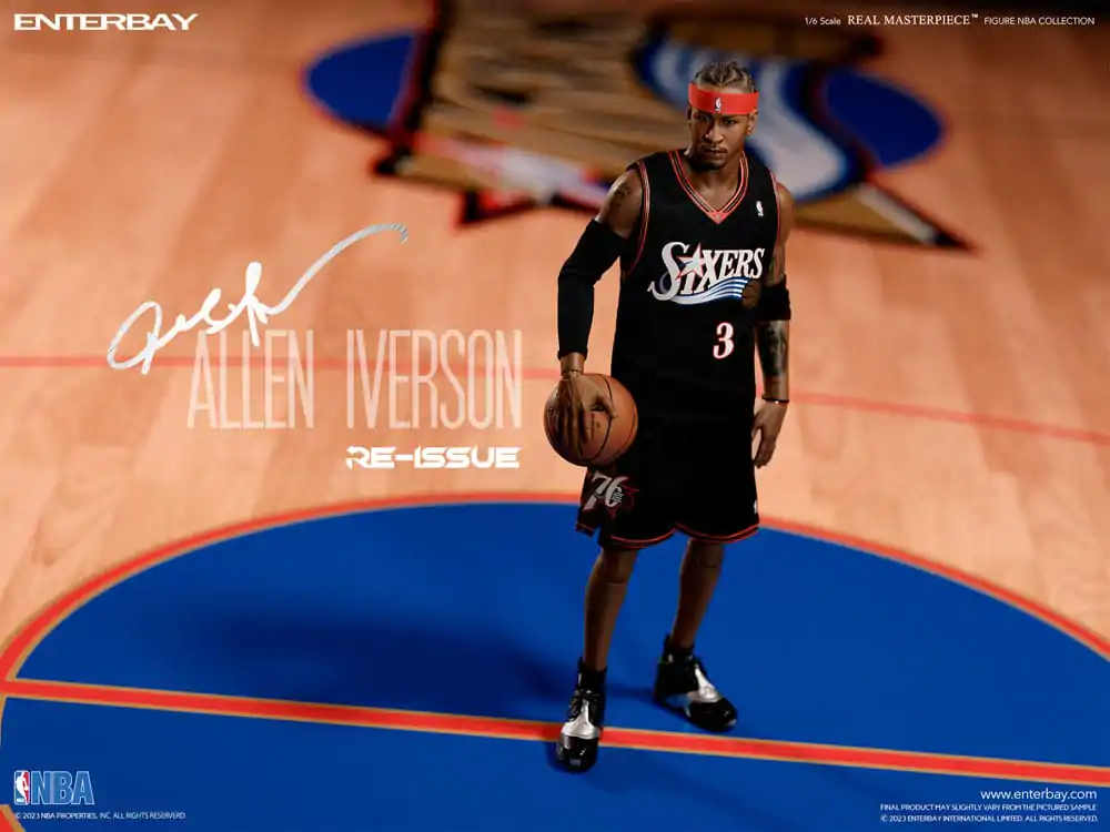 NBA Collection Real Masterpiece Action Figure 1/6 Allen Iverson Limited Retro Edition 30 cm termékfotó