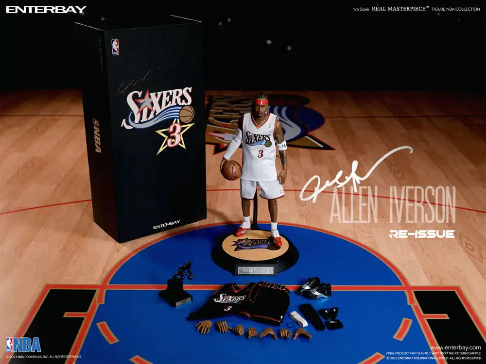 NBA Collection Real Masterpiece Action Figure 1/6 Allen Iverson Limited Retro Edition 30 cm termékfotó