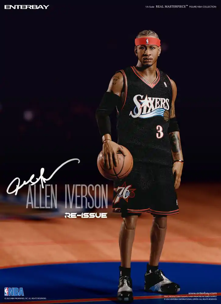 NBA Collection Real Masterpiece Action Figure 1/6 Allen Iverson Limited Retro Edition 30 cm termékfotó